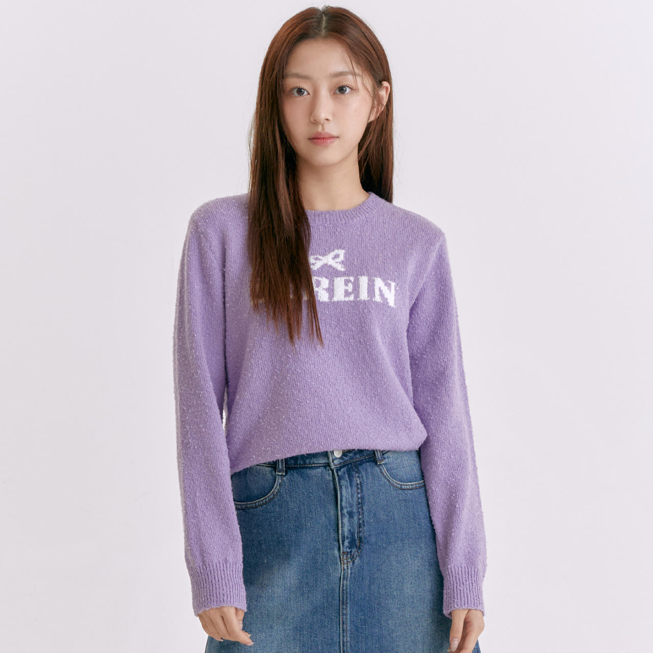 로엠 레터 부클 스웨터 RMKAE4TR26 - 상세 이미지 2