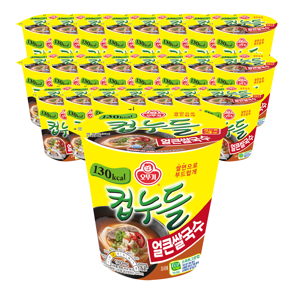 오뚜기 컵누들 얼큰쌀국수 37.8g, 24개 - 상품 이미지