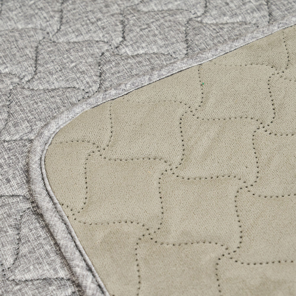 한일의료기 탄소매트 전기매트 온열매트 전자파없는 침대 전기장판 1인용 싱글 플라밍 그레이