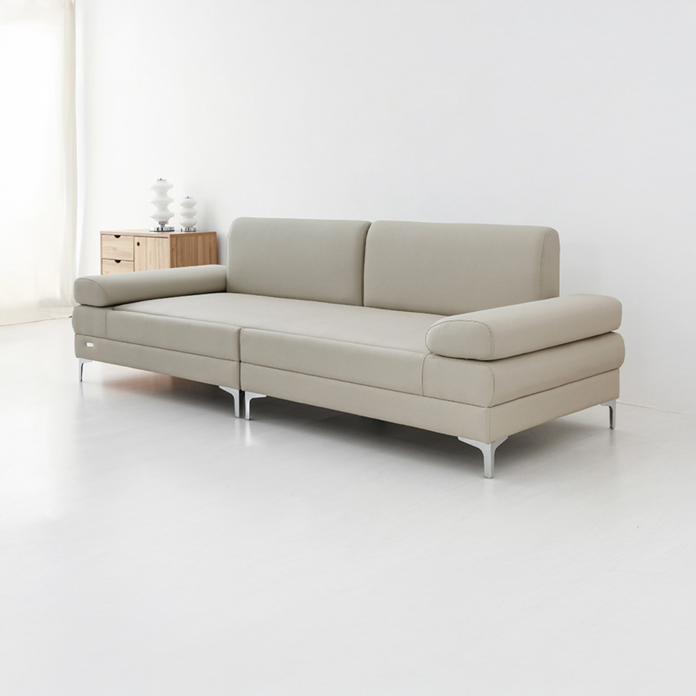 ONDOR 흙소파 3인 라이트그레이