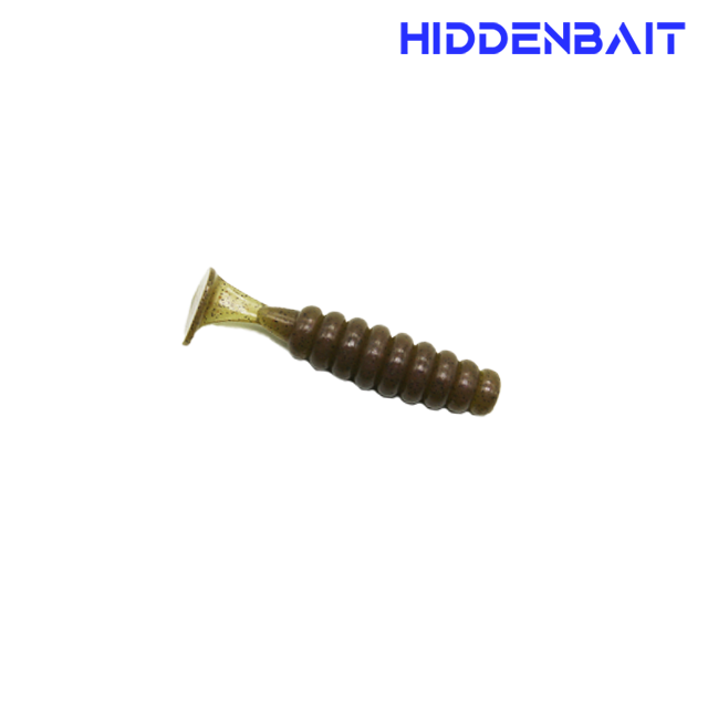 히든베이트 미마스 그럽쉐드웜 UV집어제 첨가 바다루어웜 소프트베이트 007 PUMPKIN RED, 3.8cm(1.5인치) - 상세 이미지 4