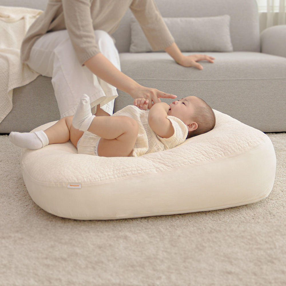 바르맘 세이프 9도 역류방지쿠션 신생아 역방쿠 100수 커버 포함