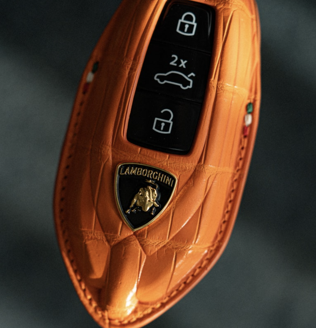 람보르기니 No1 우라칸 우루스 가죽 키케이스 노블레사 블랙 - 상품 이미지