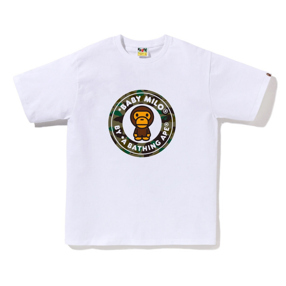베이프 반팔티 1ST CAMO MILO BUSY WORKS TEE 1월 2주차 신상 2L30-110-004 - 메인 이미지