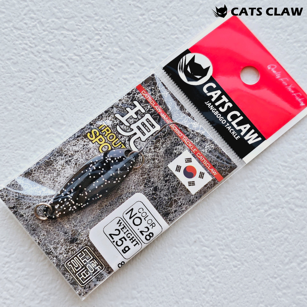 캣츠크로우 마이크로 송어 꺽지 현 스푼 28, 2.5g - 메인 이미지