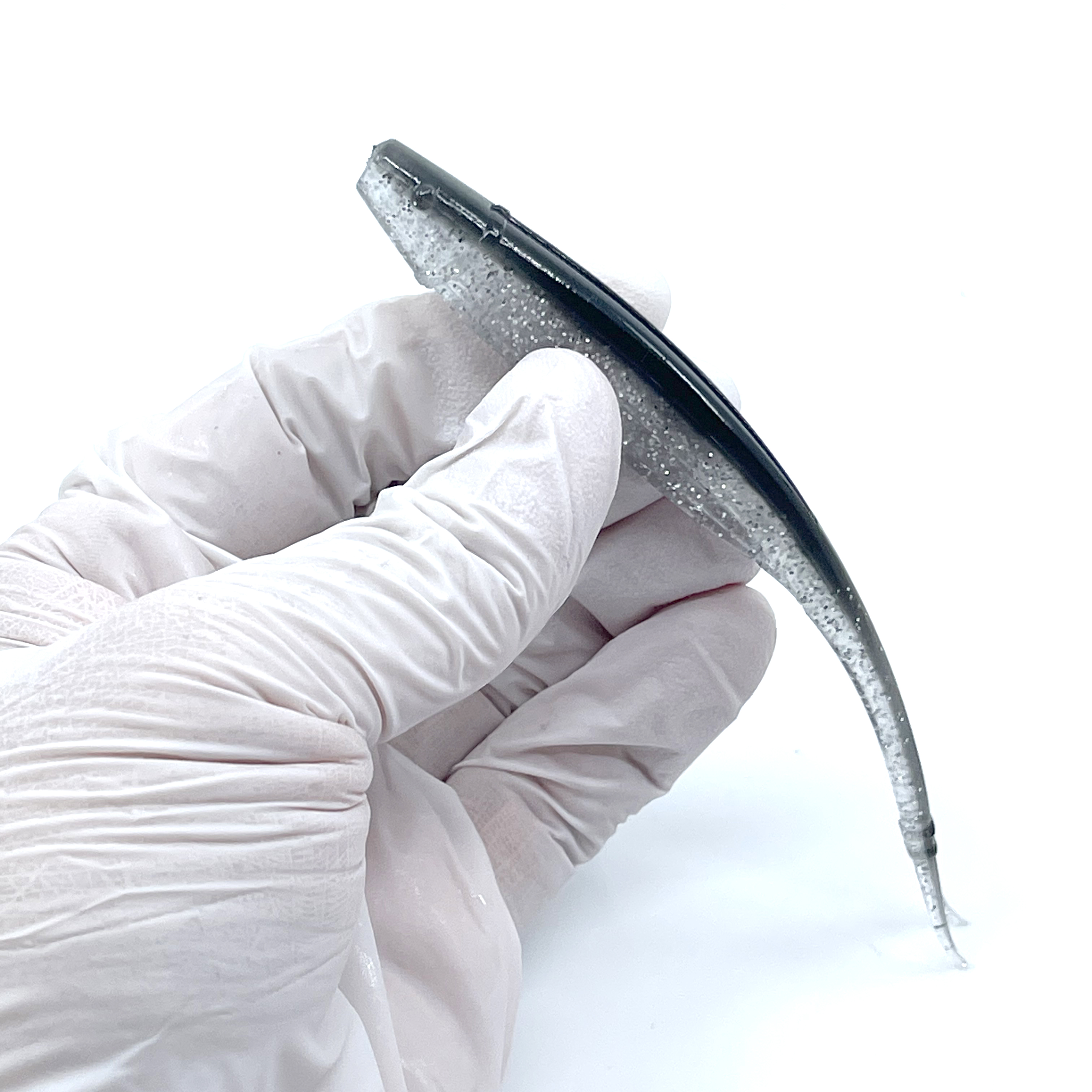 캣츠크로우 모비딕쉐드 광어웜 다운샷웜 블랙실버 T64, 12.7cm(5인치) - 상세 이미지 5