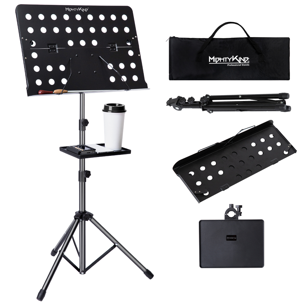 마이티킹 MUS75T 반으로 접히는 보면대 트레이세트 악보 휴대용 접이식... 실사용 후기 | 효과 있을까? - 대표 이미지