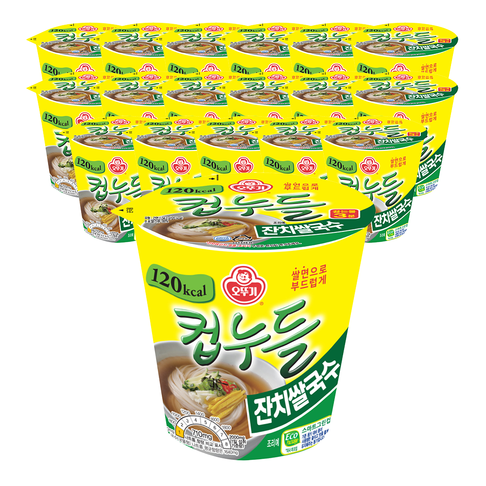 오뚜기 컵누들 잔치쌀국수 34.2g, 18개 - 상품 이미지