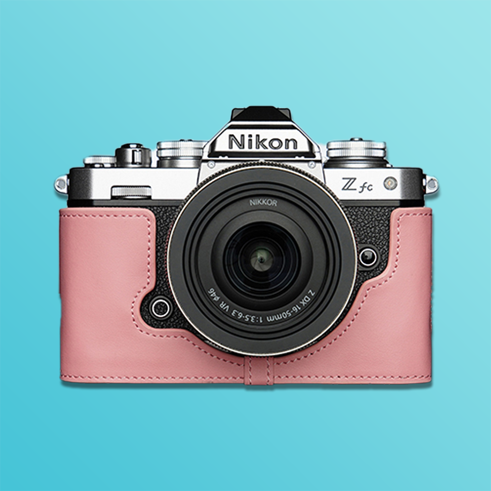 니콘 ZFC NIKON ZFC 카메라 속사 하프 가죽 케이스 - 상품 이미지