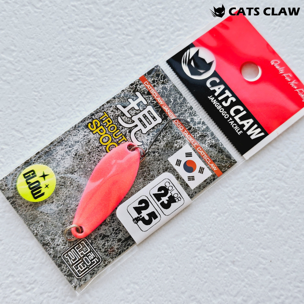 캣츠크로우 마이크로 송어 꺽지 현 스푼 23, 2.5g - 메인 이미지