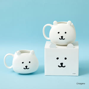 담곰이 페이스 머그 컵 농담곰 얼굴 모양 머그컵 캐릭터 식기 나가노 굿즈 실사용 후기 | 효과 있을까? - 상품 이미지 3
