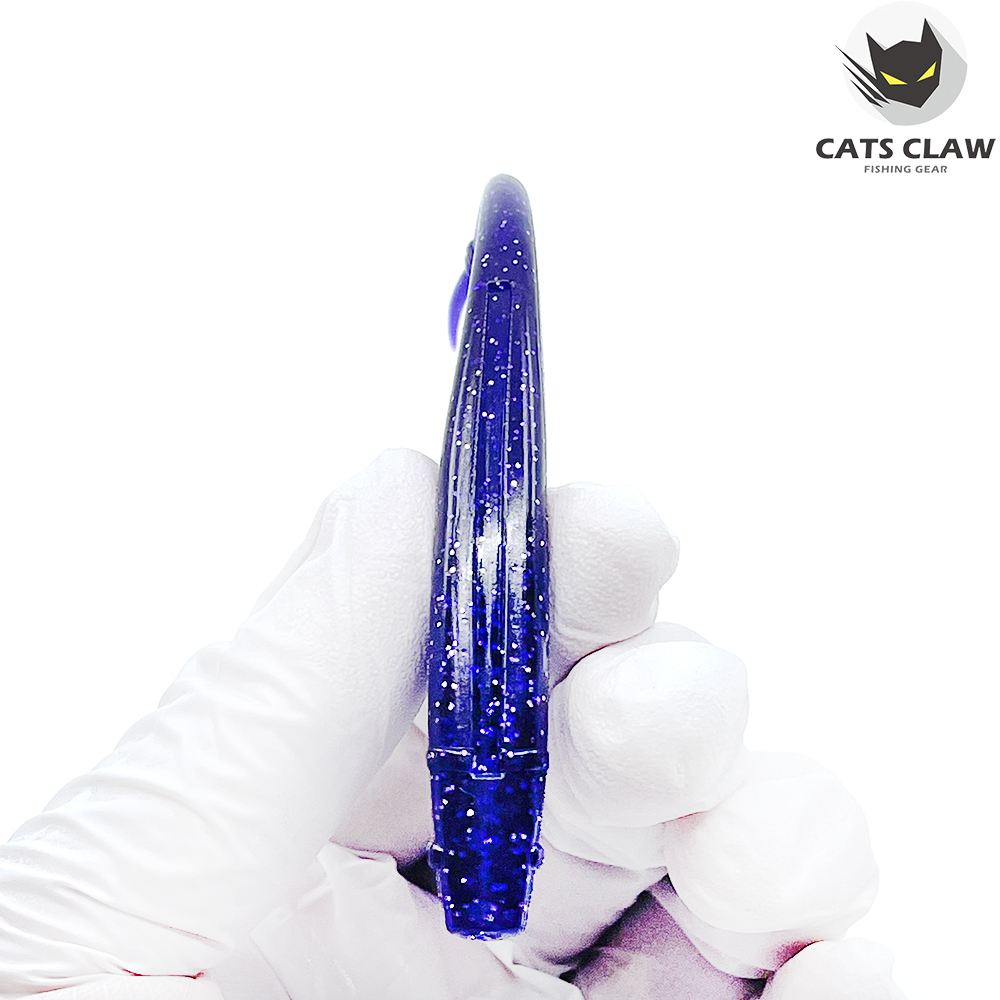 캣츠크로우 모비딕쉐드 광어웜 다운샷웜 퍼플 070, 12.7cm(5인치) - 상세 이미지 4