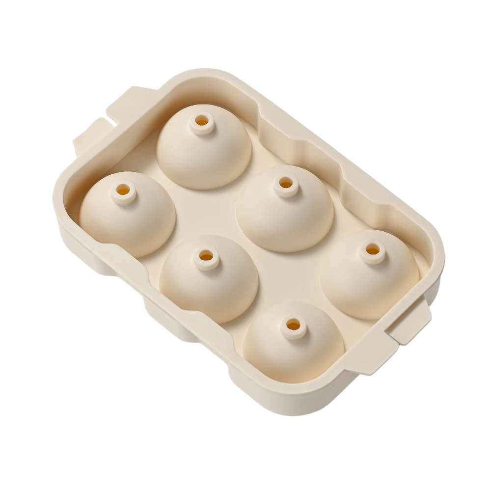 원형 얼음틀 하이볼 위스키 실리콘 얼음 트레이 동그란 아이스볼 메이커 화이트