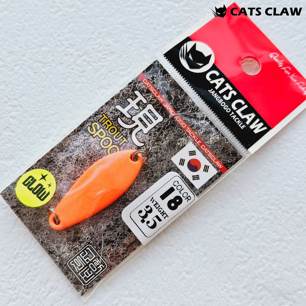 캣츠크로우 마이크로 송어 꺽지 현 스푼 18, 3.5g - 메인 이미지