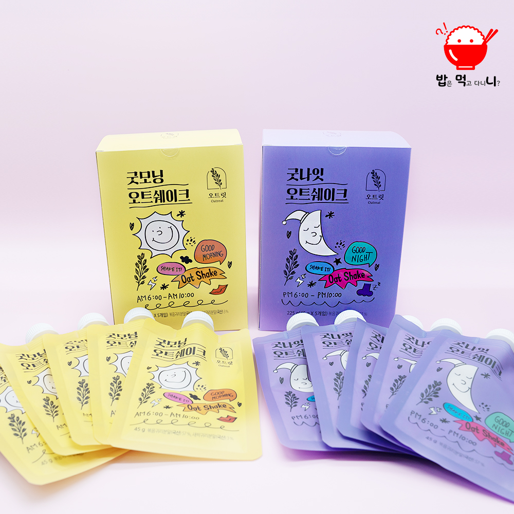 아침대용식 원픽 국산 선식 귀리쉐이크 한끼 식사대용 간편식 혼합비타민제 첨가 굿모닝 굿나잇 - 상세 이미지 3