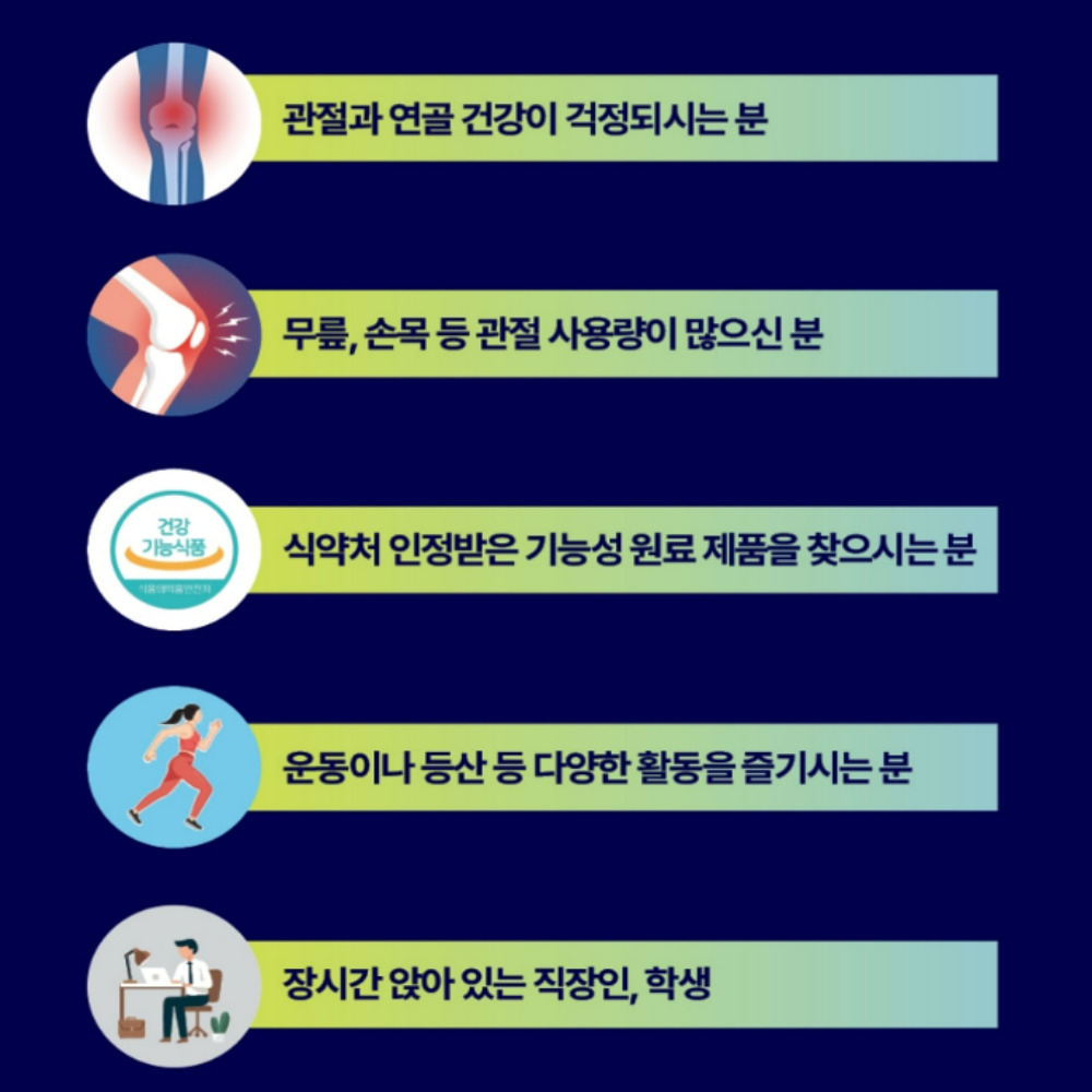 철갑상어 콘드로이친 CHC 닥터 뮤코다당단백 1100mg 60 - 상세 이미지 4