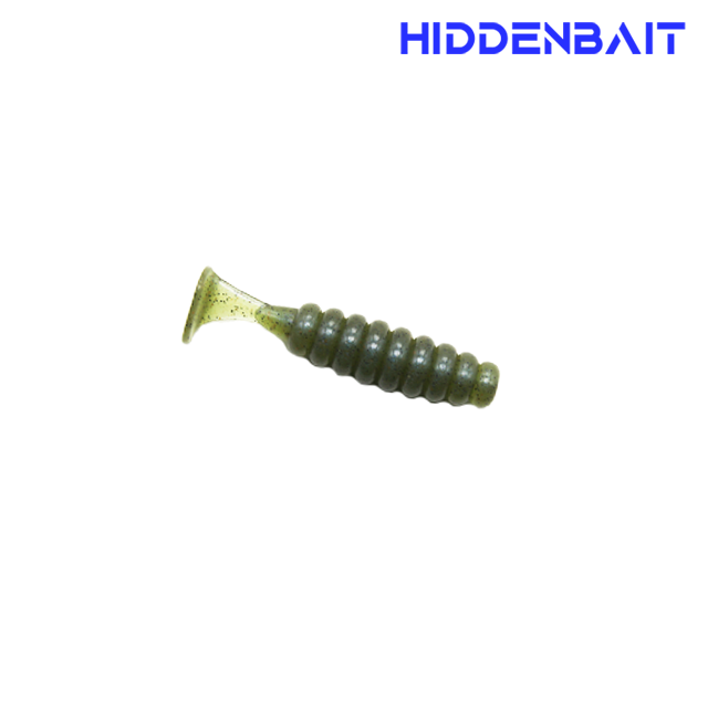 히든베이트 미마스 그럽쉐드웜 UV집어제 첨가 바다루어웜 소프트베이트 007 PUMPKIN RED, 3.8cm(1.5인치) - 상세 이미지 3