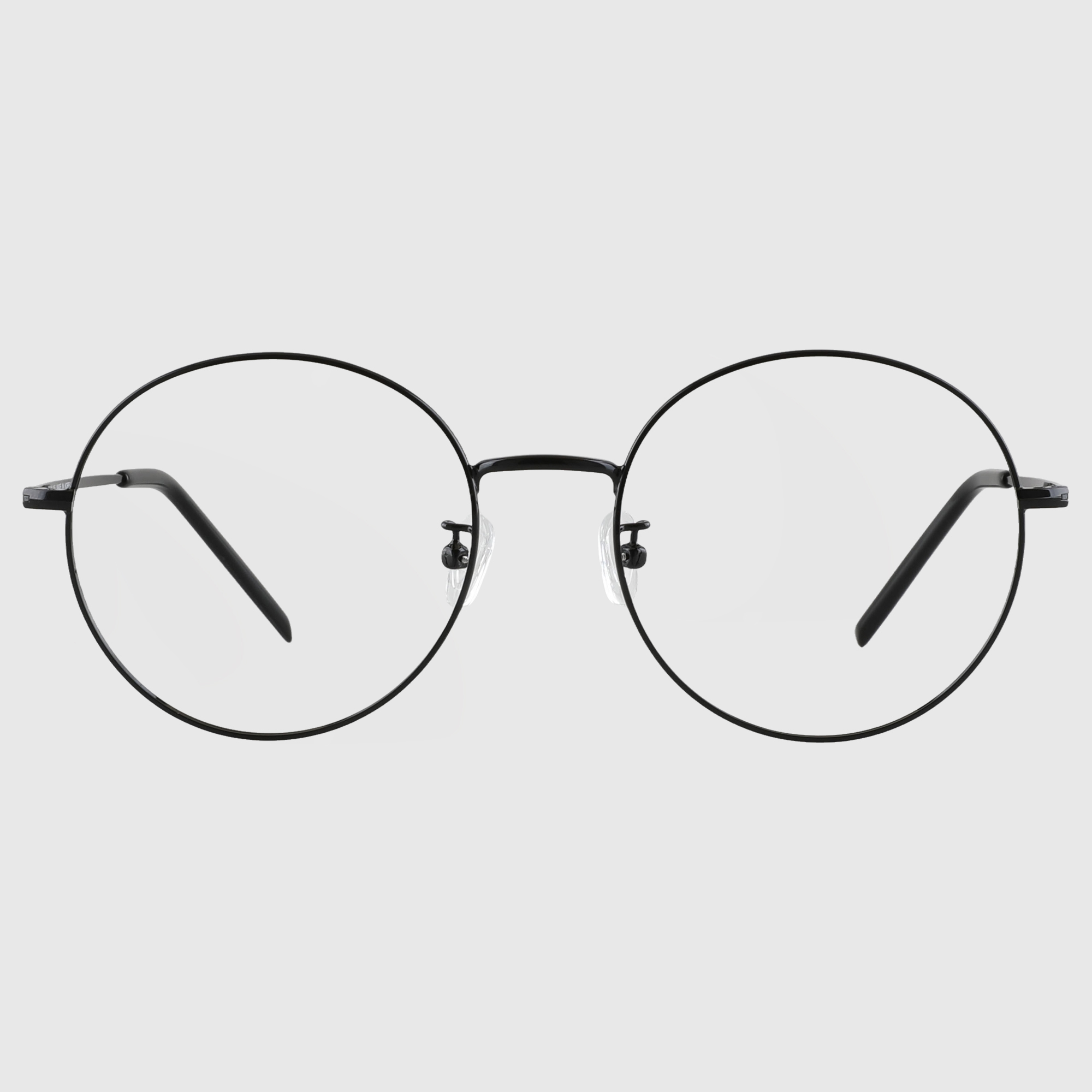 국산 빅 오버사이즈 동그란 라운드 안경테 - 상품 이미지