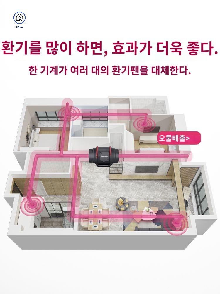 환기팬 주방 흡입 식당 환풍기 비닐하우스 배기 후드 - 상세 이미지 5