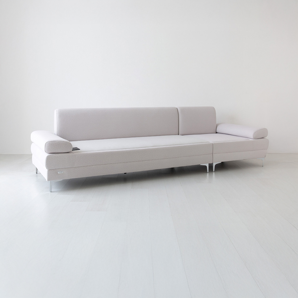 ONDOR 패브릭 흙소파 4인 코모도 라이트그레이