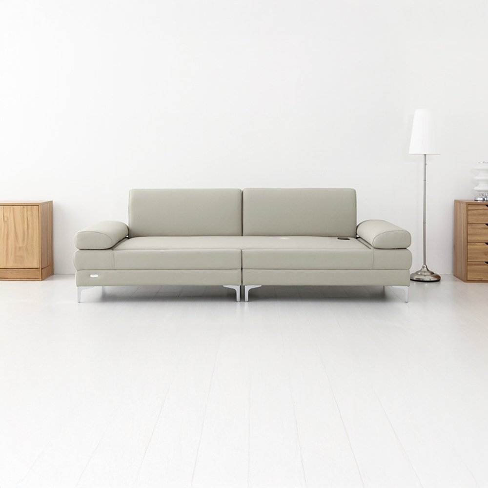 ONDOR 흙소파 3인 라이트그레이