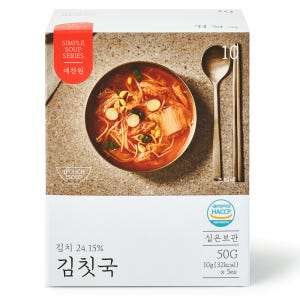 예찬원 동결건조 김칫국 간편식 블럭국 김치국 5개입 맛있게 먹은 솔직 후기 - 상품 이미지 1