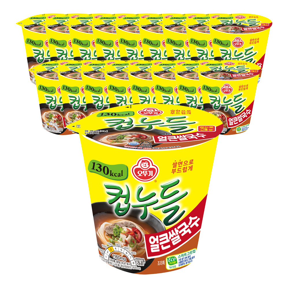 오뚜기 컵누들 얼큰쌀국수 37.8g, 18개 - 메인 이미지