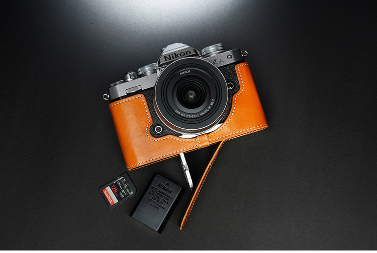 니콘 ZFC NIKON ZFC 카메라 속사 하프 가죽 케이스 이미지 7