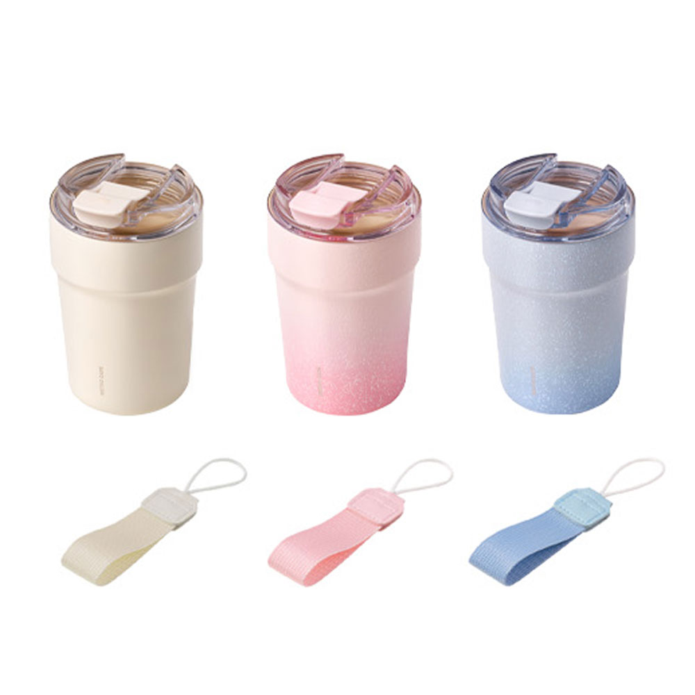 락앤락 차량용 커피맛이 좋은 각인 머그 카페 잔 세라믹코팅 트라이탄 텀블러400ml - 상품 이미지