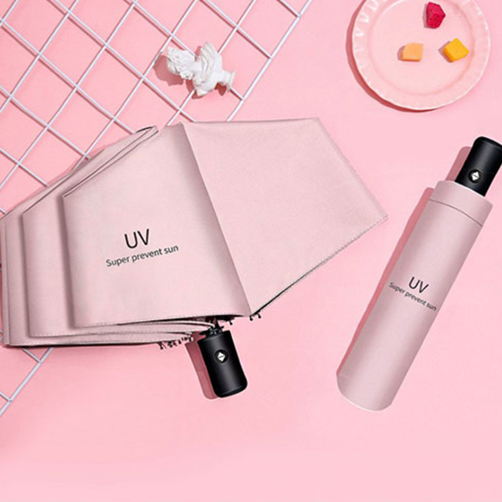 펴고접고 3단 미니 자동우산 UV 자외선차단 원터치 고급 방수 경량 자동 양산 우산 - 상세 이미지 4