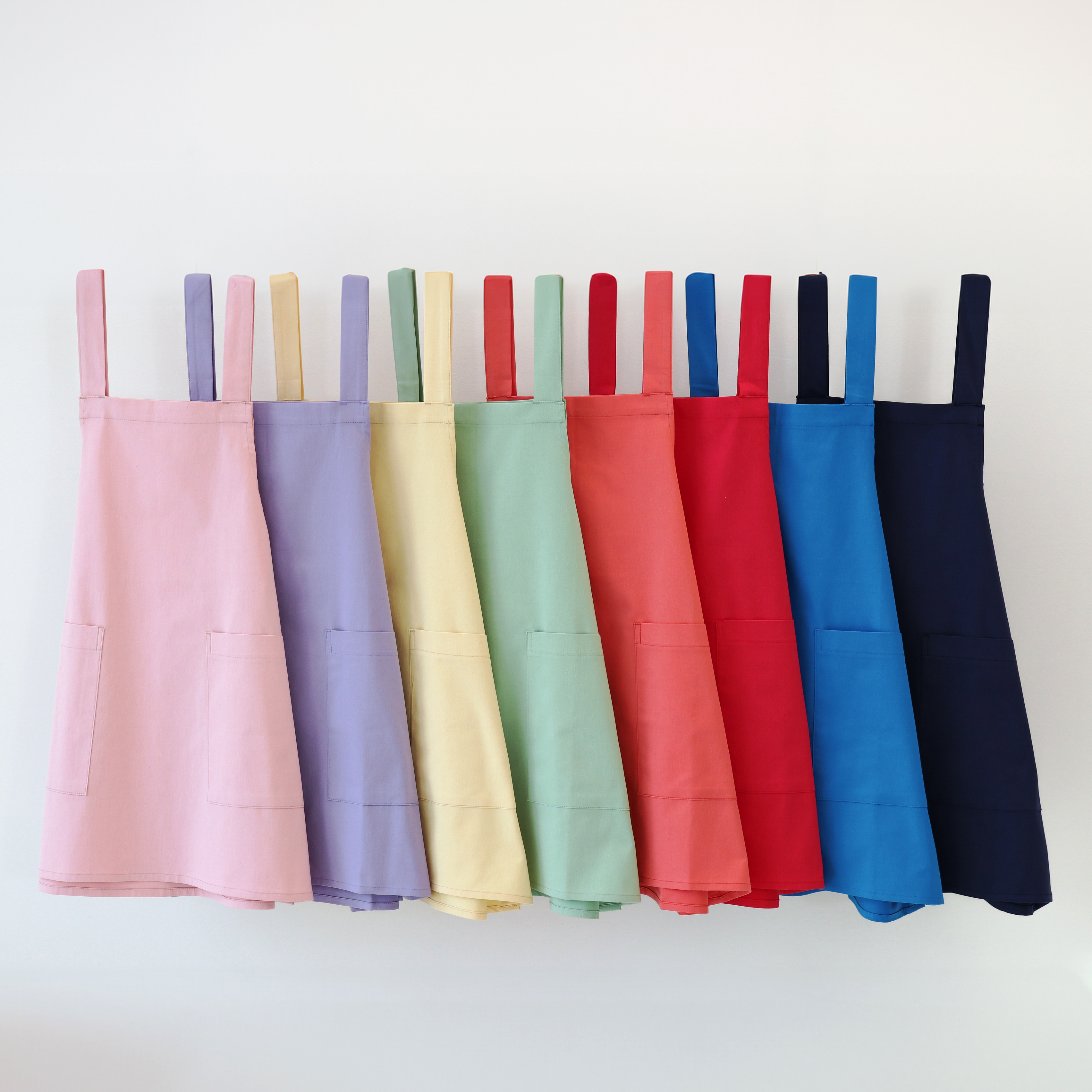 [미소쌤] 젤리 앞치마 어린이집 유치원 빅사이즈 카페 원피스 미용 보육교사