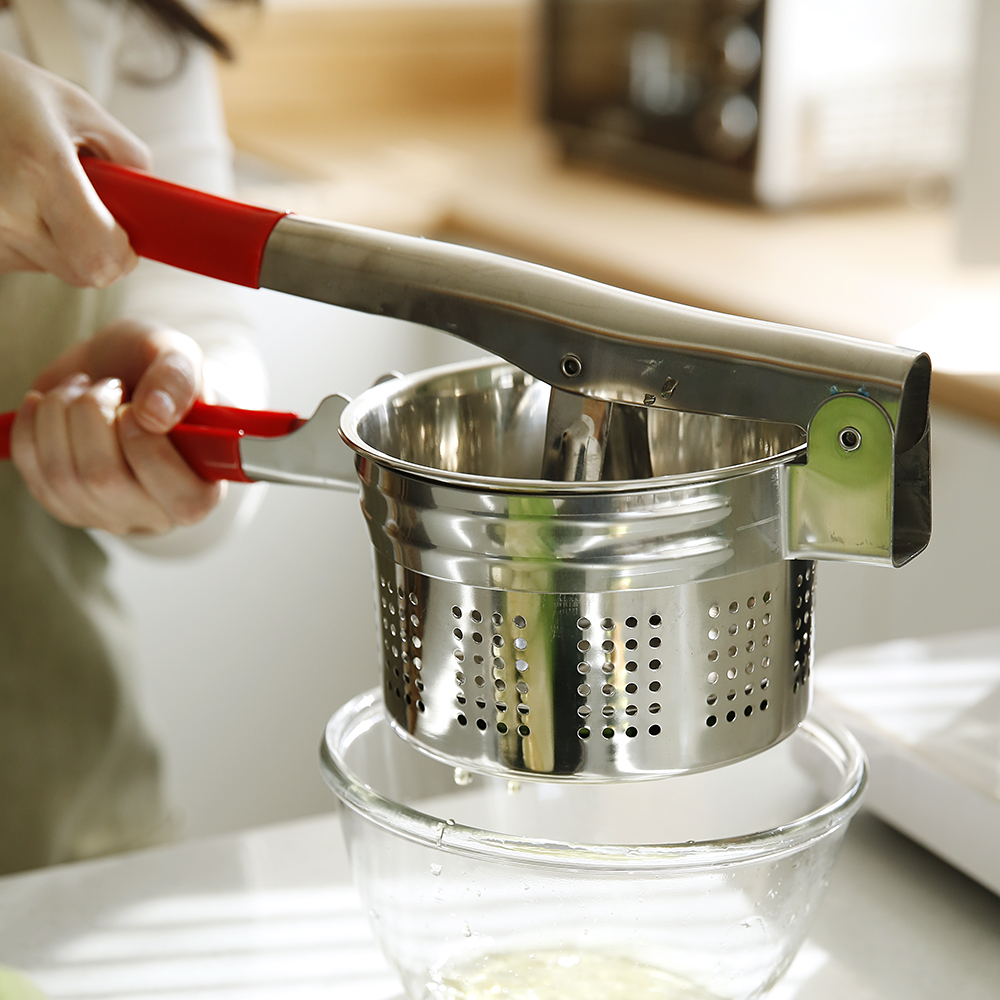 레드핸들 야채 탈수기 물기제거 샐러드 오이지 두부 음식 짤순이 16cm - 상세 이미지 2