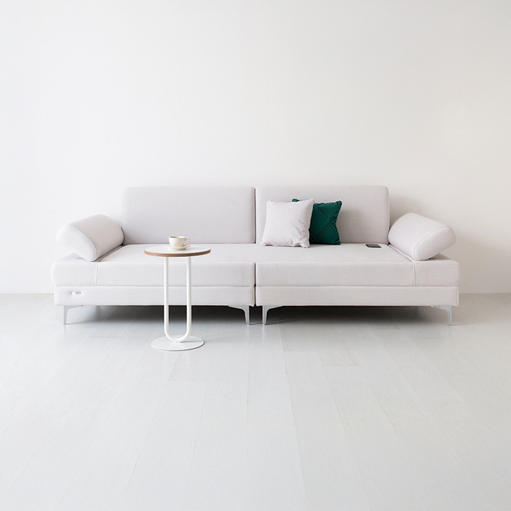 ONDOR 패브릭 흙소파 3인 코모도 라이트그레이