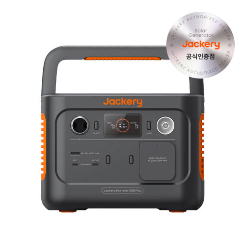 JACKERY 휴대용 파워뱅크 300Plus 인산철 캠핑용 보조배터리