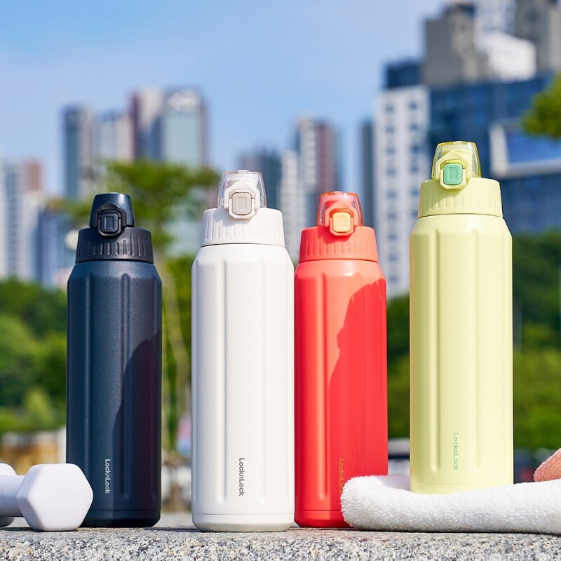락앤락 스포츠 슬로 라이트 각인텀블러600ml 원터치 뚜껑 운동 각인물병 사진 이름인쇄 - 상세 이미지 3