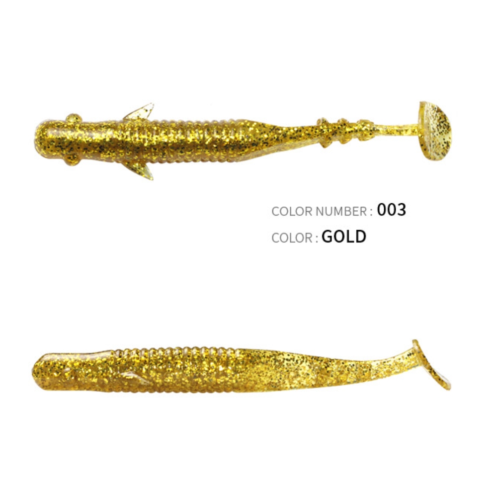 캣츠크로우 엔젤릭쉐드 갈치웜 풀치웜 점농어 003 골드, 7.6cm(3인치) - 상세 이미지 2
