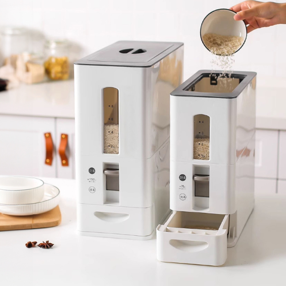 쌀보관통 6kg 12kg 잡곡통 밀폐 쌀항아리