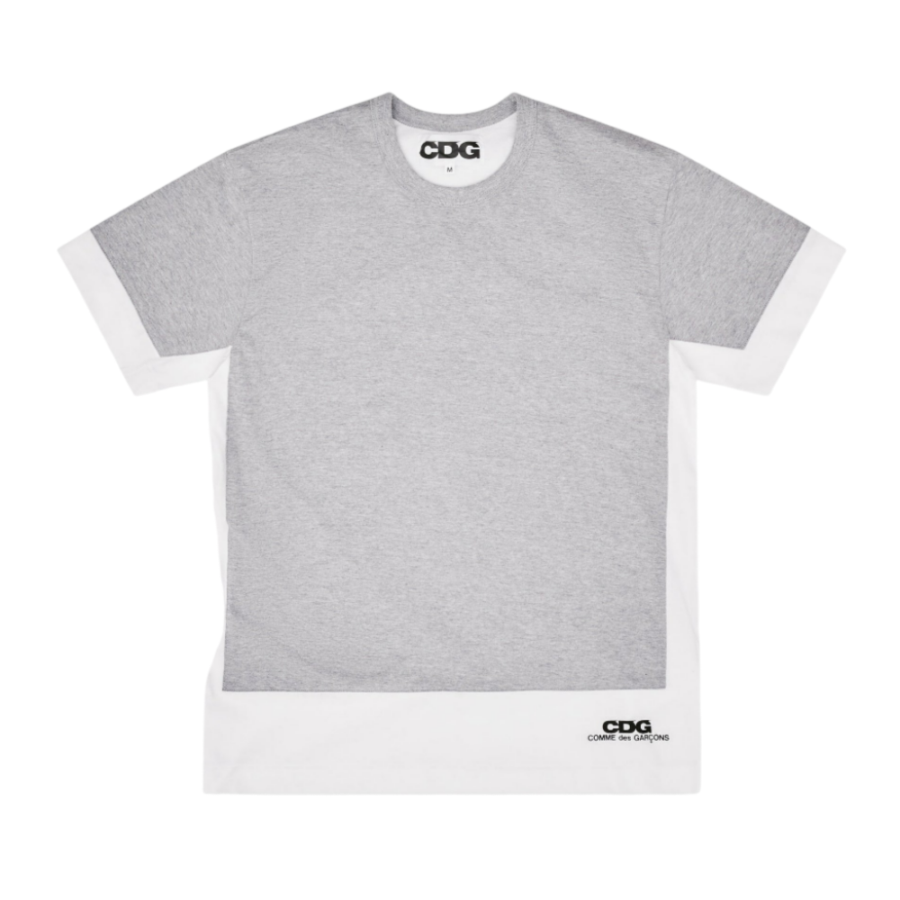 꼼데가르송 CDG 반팔티 남성용 레이어드 티셔츠 SZ-T075-051 - 메인 이미지