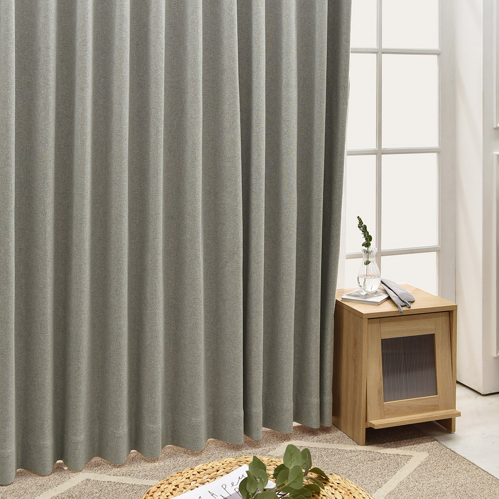 아라크네 나비주름 형상기억 100% 암막커튼 거실 양면 에반 110x230