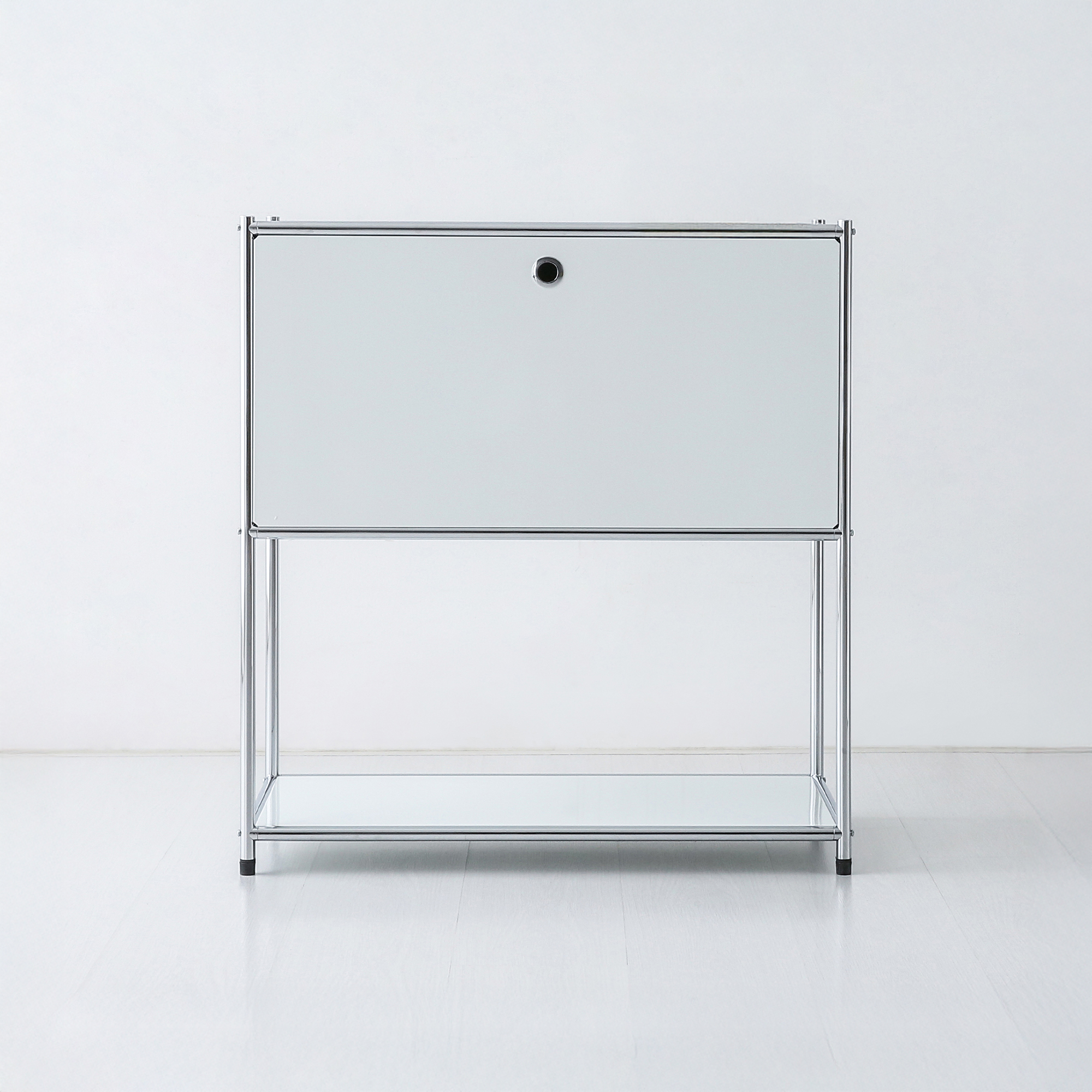 심플리 수납장 BC264 770x400x820mm, 2단, 화이트 6315.4230