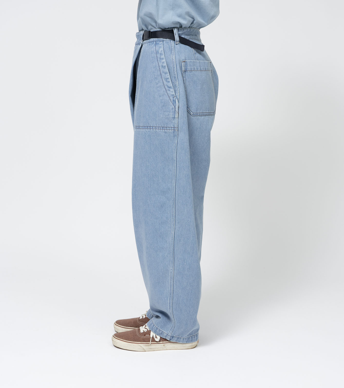 노스페이스퍼플라벨 바지 데님 필드 랩 팬츠  25SS N25SC003 남녀공용 데일리 패션 - 상세 이미지 5