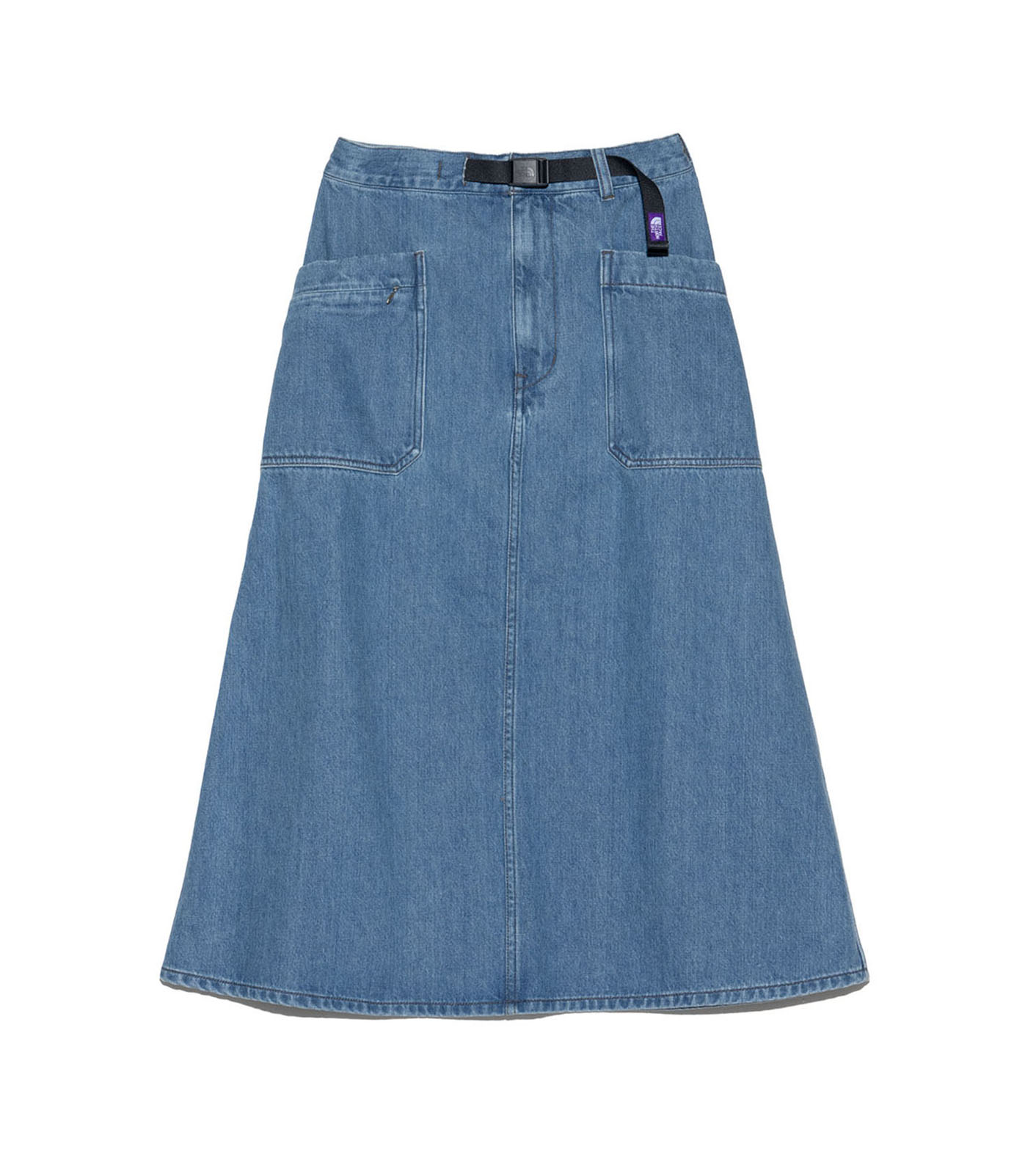 노스페이스퍼플라벨 치마 데님 필드 스커트 25SS N25SE109 여성 캐쥬얼 롱스커트 데님 인디고 - 상세 이미지 2