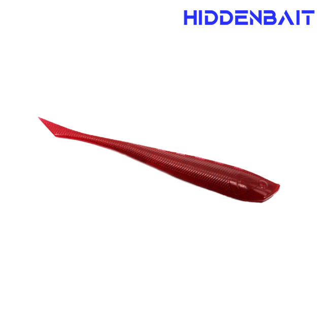 히든베이트 에이레네 광어웜 UV집어제첨가 소프트웜 다운샷웜 007 PUMPKIN RED, 12.7cm(5인치) - 상세 이미지 5