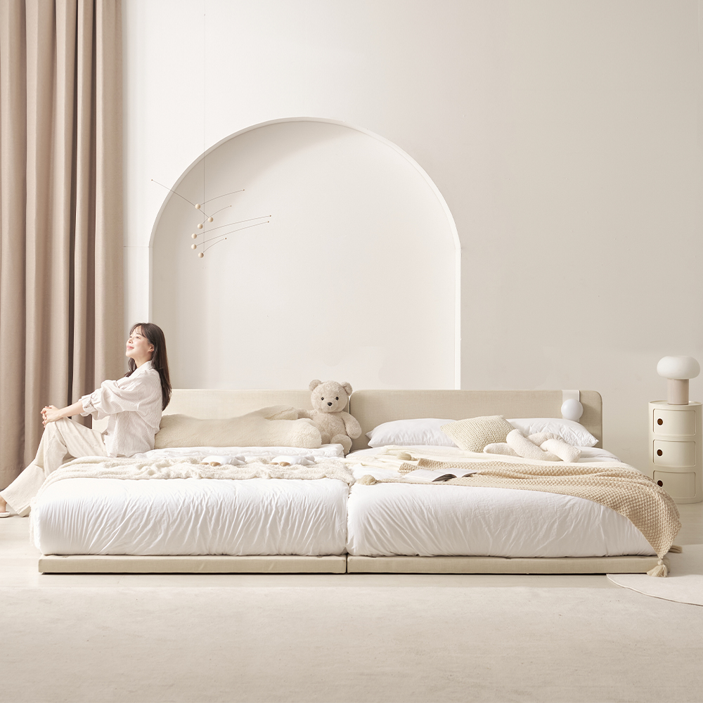 노아 저상형 4인 가족 패밀리침대 베이직 슬림형 SS+SS