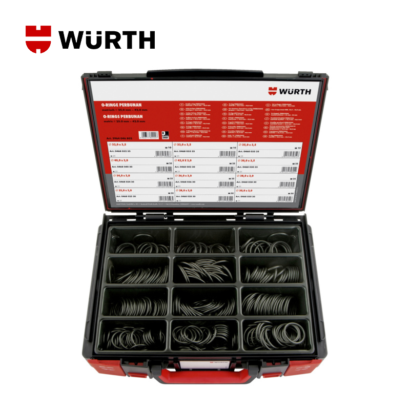 [공식몰]WURTH 뷔르트 NBR 오링 세트 330PCS 25mm-42mm - 상품 이미지