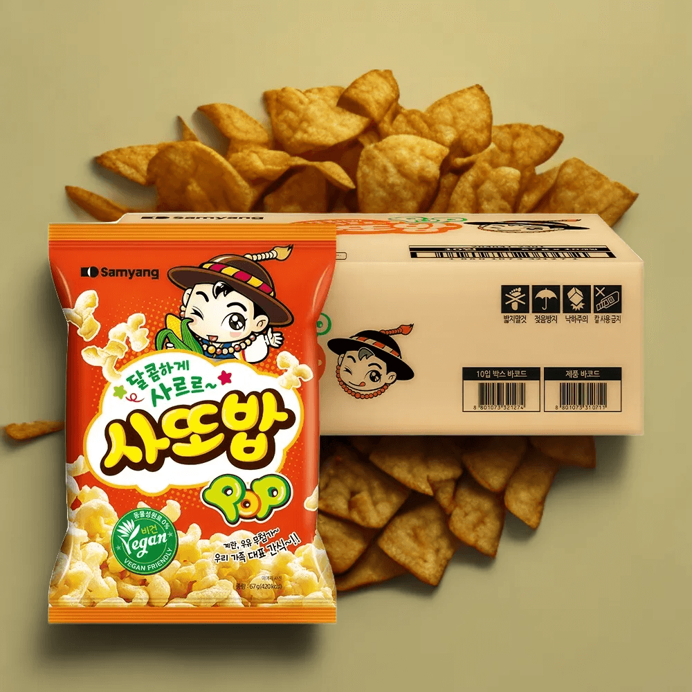 삼양식품 사또밥 67g 10입 1박스 간식 스낵 맛있는 : 에브리 one shop