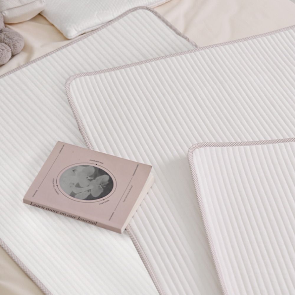 베이비소풍 논슬립 아기 방수 패드 / 60수 순면 방수요 신생아 침대