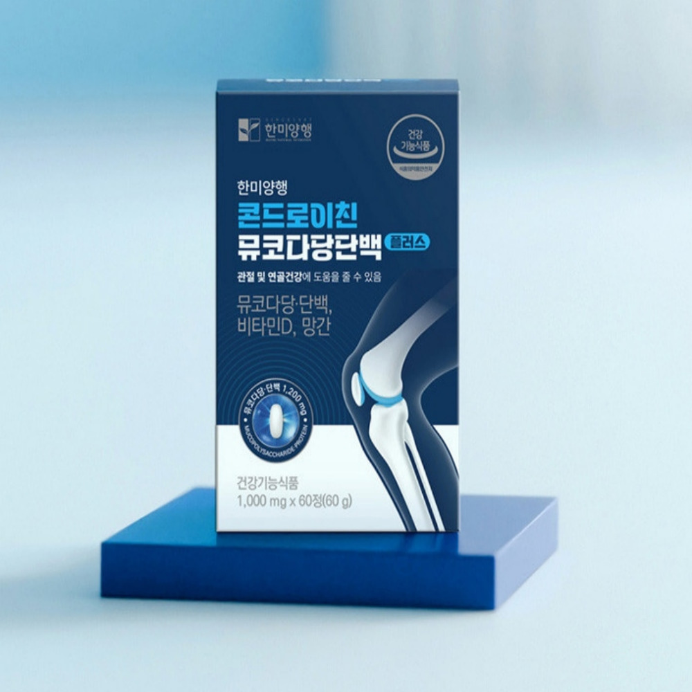 한미양행 소연골 콘드로이친 뮤코다당단백 1000mg 60정, 1개 - 상세 이미지 5