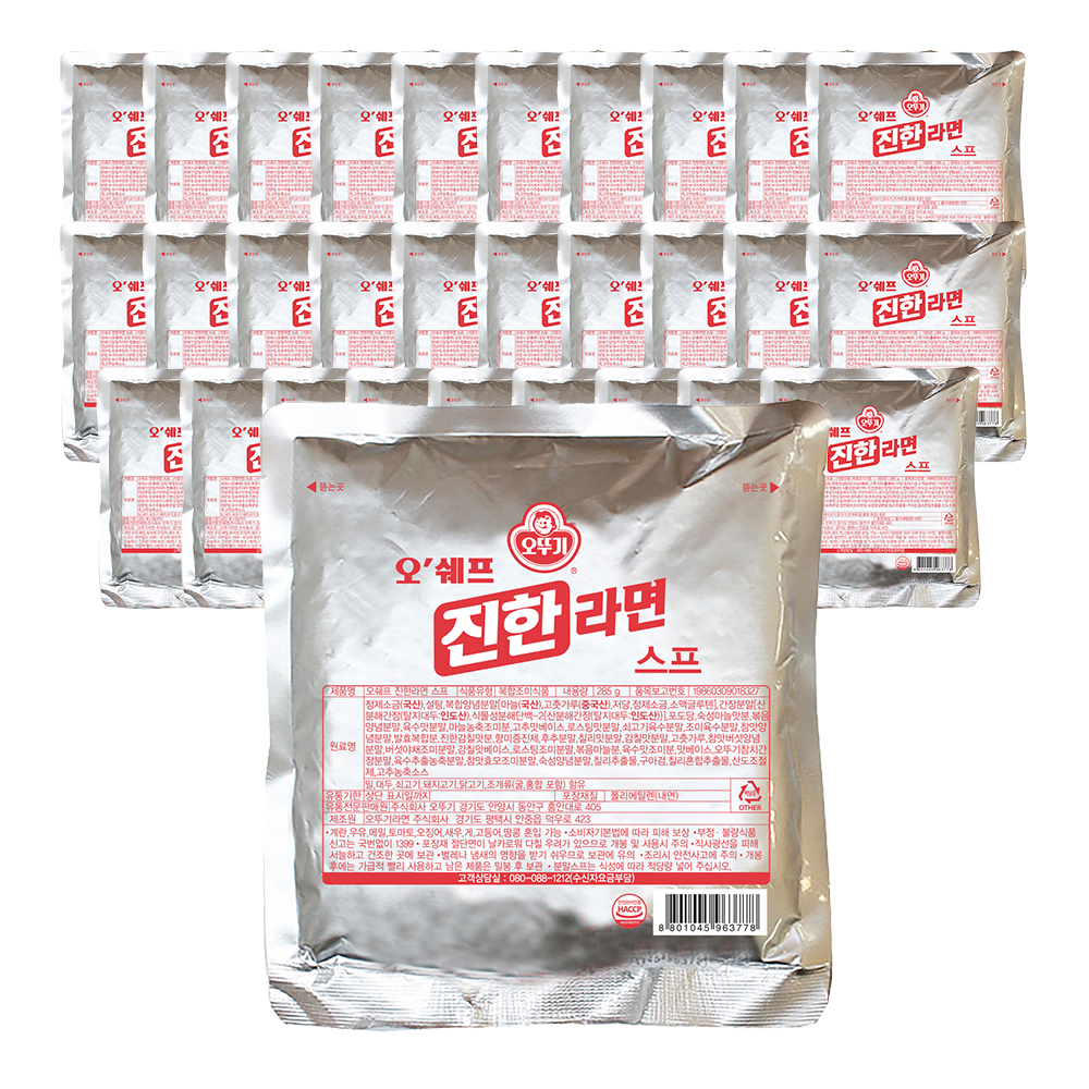 오뚜기 오쉐프 진한 라면스프 285g 30개