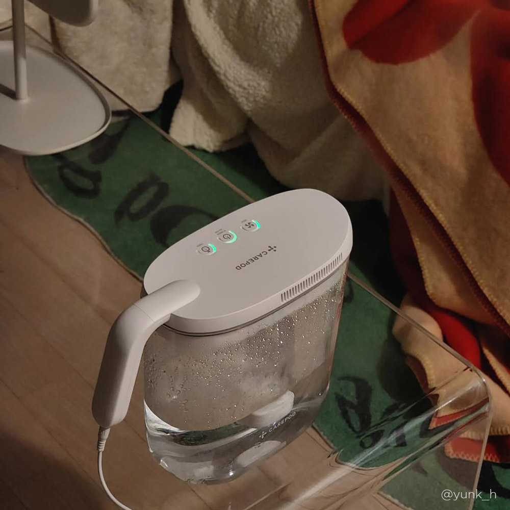 케어팟 슬림형 투명 수조 신생아 아기 가습기 MS021P